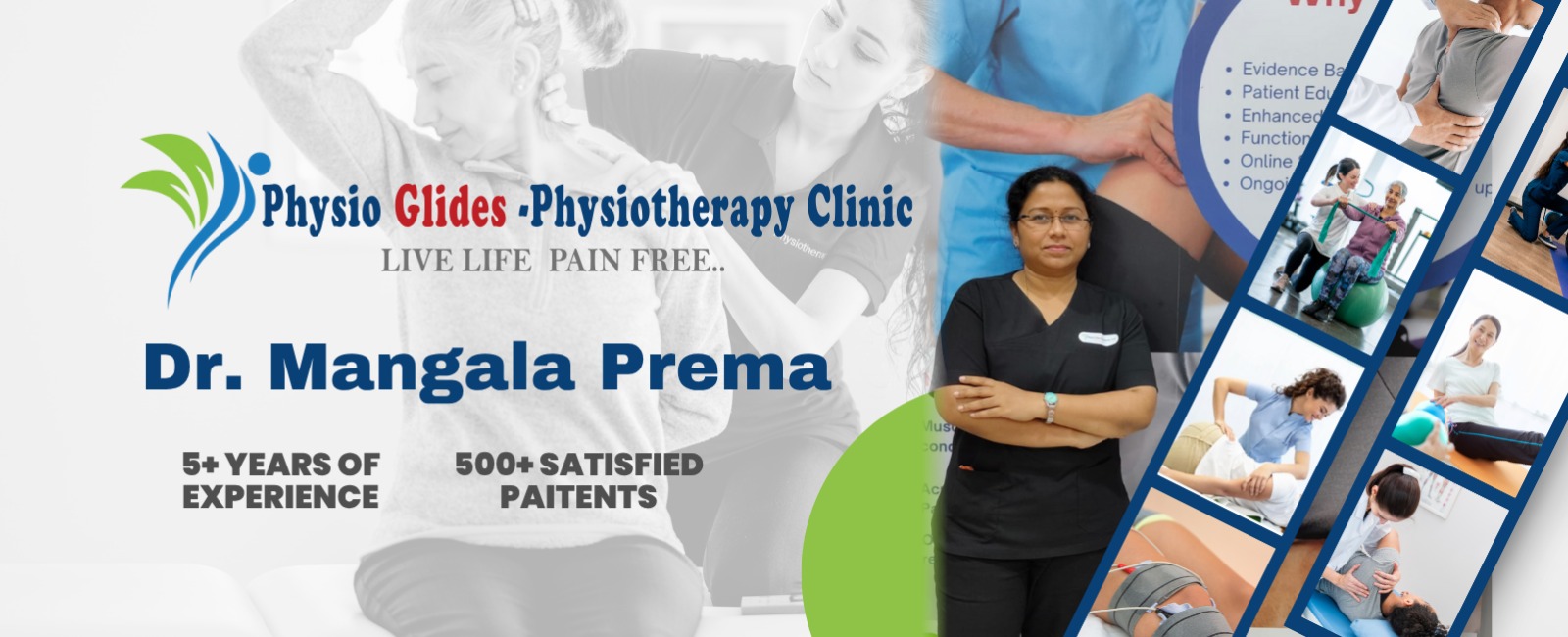 PhysioGlides clinic interior and treatment space